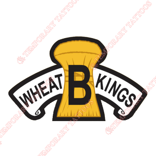 Brandon Wheat Kings Customize Temporary Tattoos Stickers NO.7489